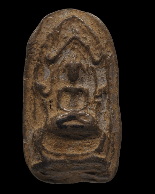 พระพิมพ์ยอดขุนพล เนื้อดิน พิมพ์โบราณ พระเก่า  ไม่ทราบข้อมูล  สวยแปลกดีครับ - 2