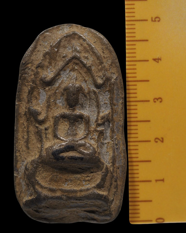 พระพิมพ์ยอดขุนพล เนื้อดิน พิมพ์โบราณ พระเก่า  ไม่ทราบข้อมูล  สวยแปลกดีครับ - 4