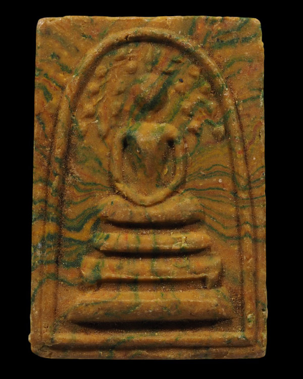 พระสมเด็จเนื้อสายรุ้ง พิมพ์ปรกโพธิ์ (หายาก)หลังยันต์น้ำเต้า เจ้าคุณนรฯ ออกวัดศีลขันธารา จ.อ่างทอง ปี - 5