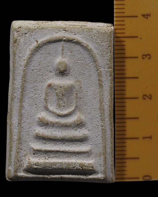 พระสมเด็จ หลังปั๊มคำว่า"วัดขุนอินทประมูล" เป็นพระที่สร้างพิธีใหญ่วัดขุนอินทรประมูล พิมพ์แบบนี้เป็นพร - 4