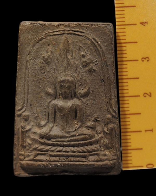 พระพุทธชินราชวัดหนองหม้อแกง อ.พรหมพิราม จ.พิษณุโลก เนื้อผงพุทธคุณ ร่วมพิธีจักรพรรดิ์ ปี 2515 เก่าส - 4