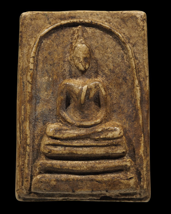 พระสมเด็จพิมพ์พระประธาน (พิมพ์ใหญ่จัมโบ้) เนื้อผงวัดระฆังล้วน ปลุกเสกพิธีอินโดจีน วัดสุทัศน์ หลวงพ่อ - 2