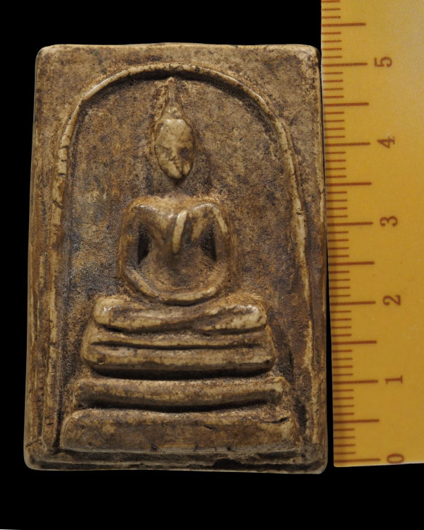 พระสมเด็จพิมพ์พระประธาน (พิมพ์ใหญ่จัมโบ้) เนื้อผงวัดระฆังล้วน ปลุกเสกพิธีอินโดจีน วัดสุทัศน์ หลวงพ่อ - 4