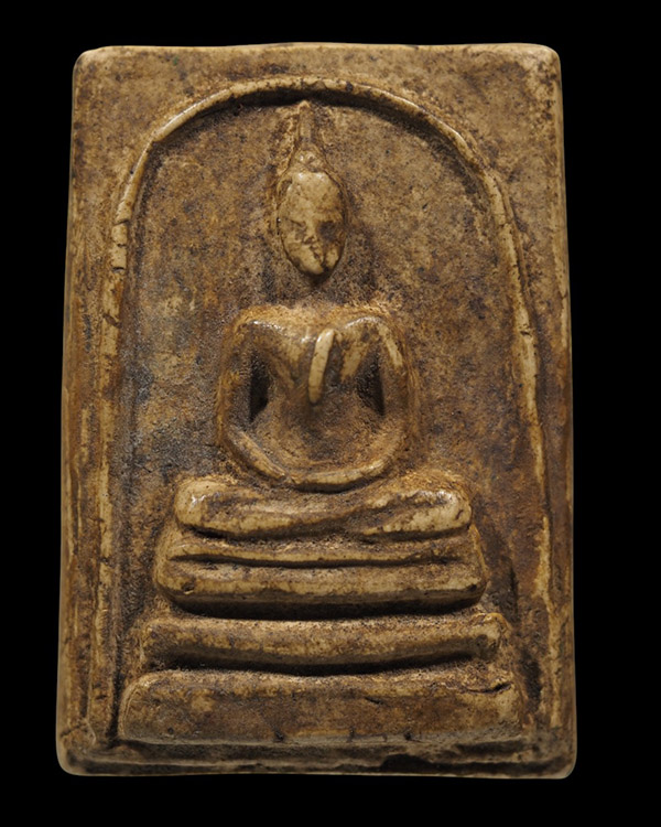 พระสมเด็จพิมพ์พระประธาน (พิมพ์ใหญ่จัมโบ้) เนื้อผงวัดระฆังล้วน ปลุกเสกพิธีอินโดจีน วัดสุทัศน์ หลวงพ่อ - 5