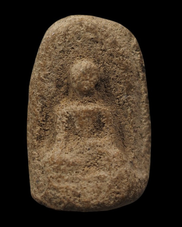 พระเนื้อดินพิมพ์พระคง บรรจุกริ่ง (พิมพ์หายาก)กรุคลองกระเทียม จ.สุพรรณบุรี พระเก่าอายุนับร้อยปี  พระร - 2