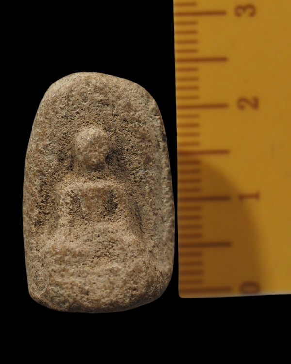 พระเนื้อดินพิมพ์พระคง บรรจุกริ่ง (พิมพ์หายาก)กรุคลองกระเทียม จ.สุพรรณบุรี พระเก่าอายุนับร้อยปี  พระร - 5