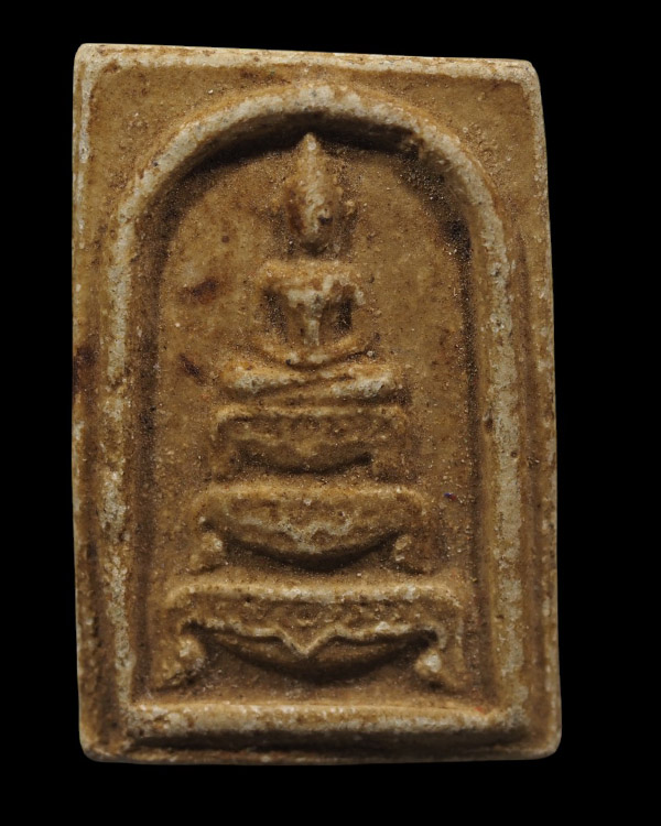 พระสมเด็จพิมพ์ฐานสิงห์ เนื้อผงน้ำมัน พระเก่าสวย ไม่ทราบที่ - 5