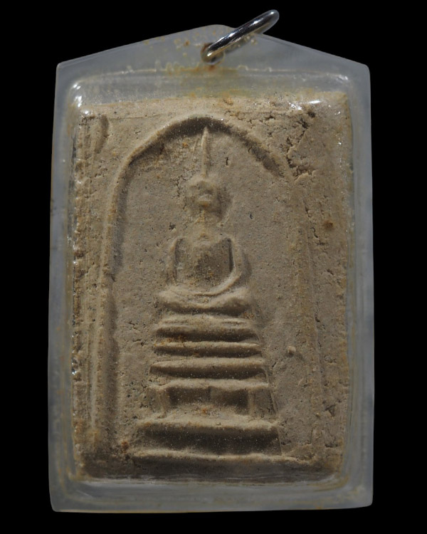 พระสมเด็จพิมพ์ใหญ่ ขาโต๊ะ เนื้อผง พิมพ์โบราณ พระเก่า เลี่ยมโบราณ ไม่ทราบที่ - 2