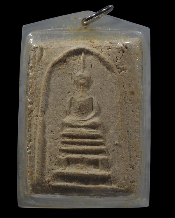 พระสมเด็จพิมพ์ใหญ่ ขาโต๊ะ เนื้อผง พิมพ์โบราณ พระเก่า เลี่ยมโบราณ ไม่ทราบที่ - 5