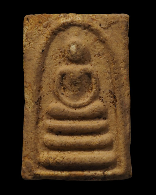 พระสมเด็จ พิมพ์เศียรกลม ฐานหมอน พิมพ์เล็ก หลวงปู่หิน วัดระฆังฯ ( คณะ ๗) กรุงเทพฯ ปี 2500  หลวงปู่หิน - 2