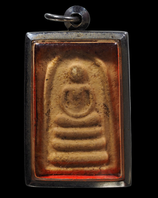 พระสมเด็จ พิมพ์เศียรกลม ฐานหมอน พิมพ์เล็ก หลวงปู่หิน วัดระฆังฯ ( คณะ ๗) กรุงเทพฯ ปี 2500  หลวงปู่หิน - 5