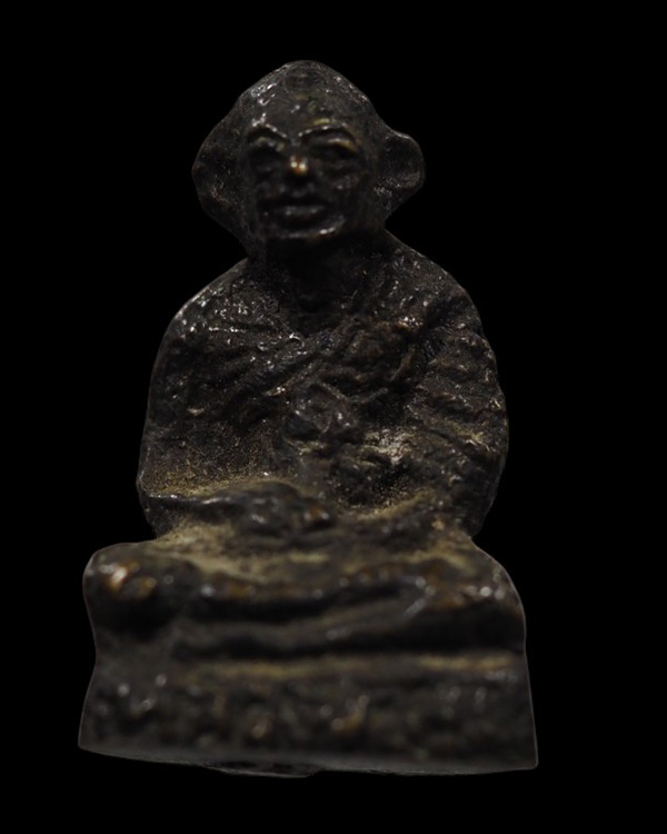 รูปหล่อโบราณรุ่นแรก หลวงพ่อชม วัดดอนกอก จ.เพชรบุรี สภาพสวย หายากมาก - 2