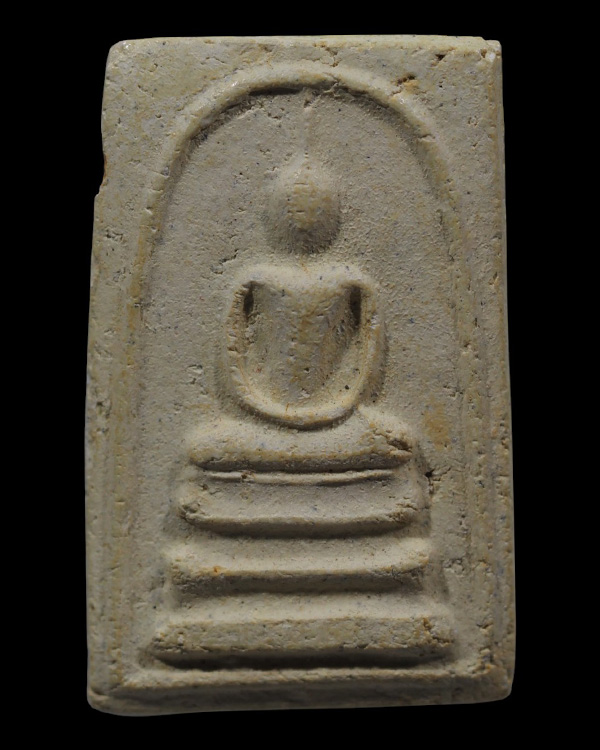 พระผงพิมพ์ฐาน 3 ชั้น วัดประสาทบุญญาวาส กรุงเทพฯ พิธีใหญ่ ปี ๒๕๐๖ มวลสารผสมผงวัดระฆัง และสมเด็จบางขุน - 2