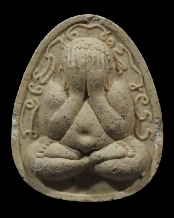 พระปิดตาหลังยันต์ไก่เถื่อน พิมพ์ใหญ่ หลวงปู่วิเวียร วัดดวงแข กรุงเทพฯ ปี 2536 พระปิดตาหลังยันต์ไก่เ - 2