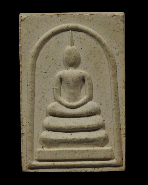 พระสมเด็จเนื้อผงพุทธคุณ หลังรูปเหมือน หลวงพ่อสด วัดโพธิ์แตงใต้ จ.อยุธยา ปี 2536 หลวงปู่สด (ธมฺมวโร) - 2