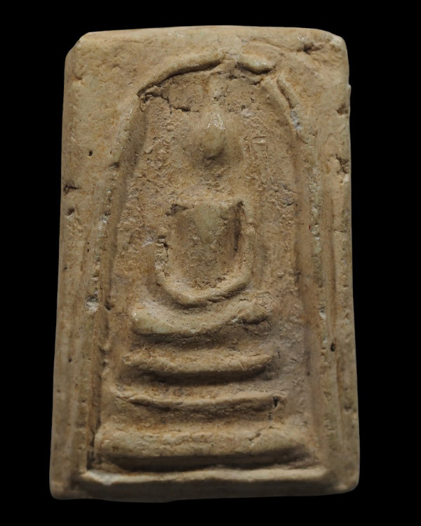 พระสมเด็จพิมพ์เส้นด้าย สภาพใช้ เนื้อผงวัดระฆังล้วน ปลุกเสกพิธีอินโดจีน วัดสุทัศน์ หลวงพ่อสุพจน์ ปี ๒ - 2