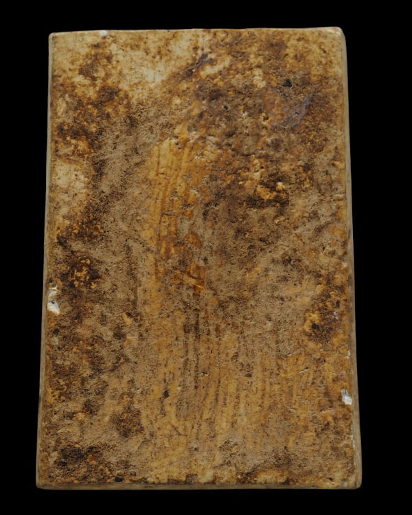 พระสมเด็จแจวเรือจ้าง หลวงพ่อจ้อย รุ่นแรก ปี 2506 เนื้อผง วัดเขาสุวรรณประดิษฐ์ จ.สุราษฏร์ธานี พิมพ์เล - 3