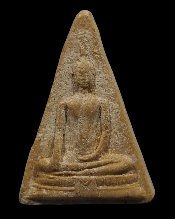 พระผงหลวงพ่อโต วิหารลอย รุ่นแรก(พิมพ์ใหญ่) วัดกงไกรลาศ  พระเก่าหายาก - 5