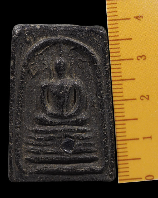 พระสมเด็จ พิมพ์ใหญ่ หลังยันต์ พระครูรอด กรุวัดขวิด นนทบุรี เกจิเก่ารุ่นก่อน ปี 2500 พระอธิการรอด วัด - 4