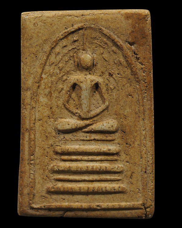 พระสมเด็จพิมพ์ปรกโพธิ์ฐานแซมพิมพ์ใหญ่ หลวงปู่นาค วัดระฆังโฆสิตาราม กรุงเทพฯ มวลสารผสมผงเก่า สร้างปร - 2