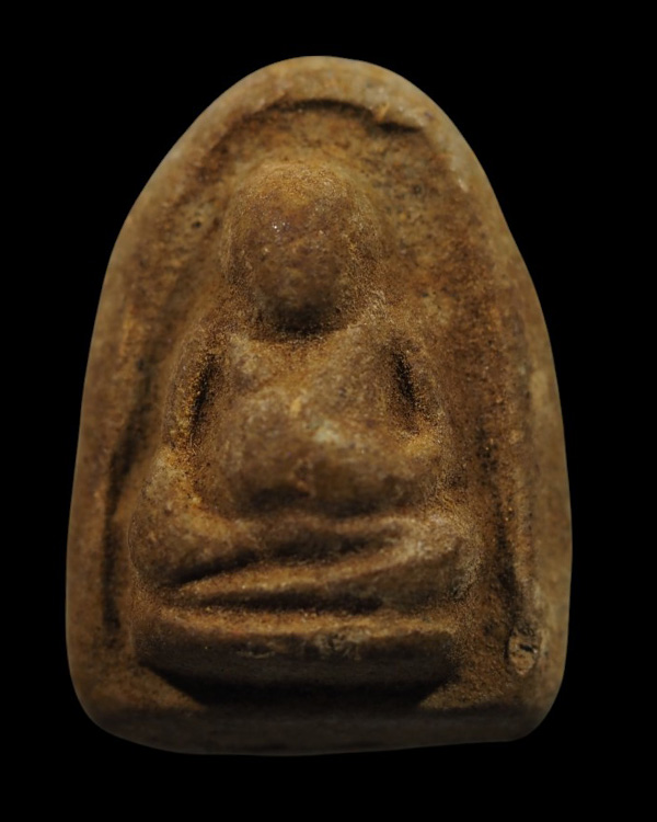 พระสังกัจจายน์(หายาก) เนื้อผงน้ำมัน หลังยันต์ใบพัด หลวงปู่ธูป วัดแค นางเลิ้ง ยุดต้น ปี 2504 เนื้อผงน - 2