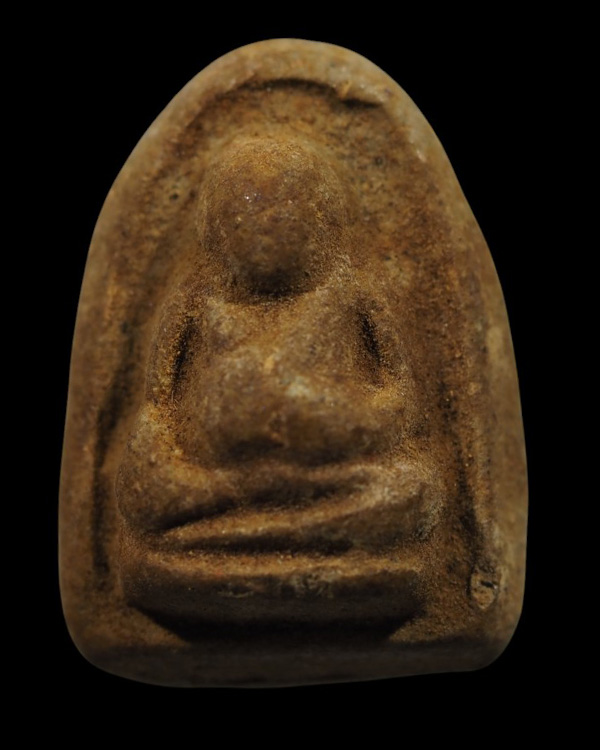 พระสังกัจจายน์(หายาก) เนื้อผงน้ำมัน หลังยันต์ใบพัด หลวงปู่ธูป วัดแค นางเลิ้ง ยุดต้น ปี 2504 เนื้อผงน - 5