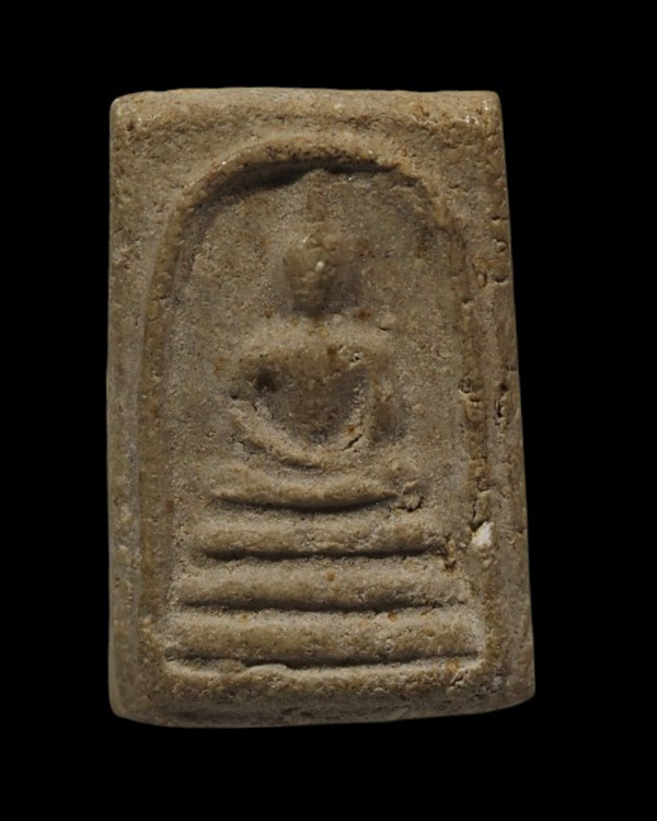 พระผงพิมพ์คะแนนเนื้อเทา วัดประสาทบุญญาวาส กรุงเทพฯ พิธีใหญ่ ปี ๒๕๐๖ มวลสารผสมผงวัดระฆัง และสมเด็จบาง - 2