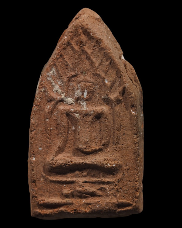 พระพิมพ์ขุนแผน พรายกุมาร หลังยันต์ หลวงพ่อเนตร วัดใหม่หนองคต จ.อยุธยา สร้างปี 2478 เนื้อดินผสมผง สภา - 2