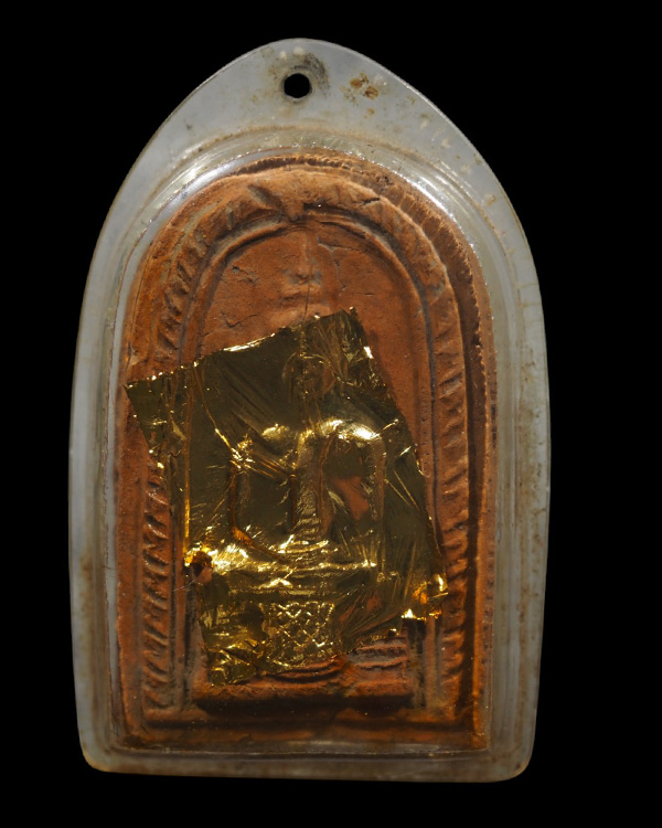 พระเนื้อดินพิมพ์ใหญ่หลวงพ่อเณร ยุคต้น หลวงตาจวน ฐิติโก วัดไก่เตี้ย อ.ศรีประจันต์ สุพรรณบุรี *** องค - 2