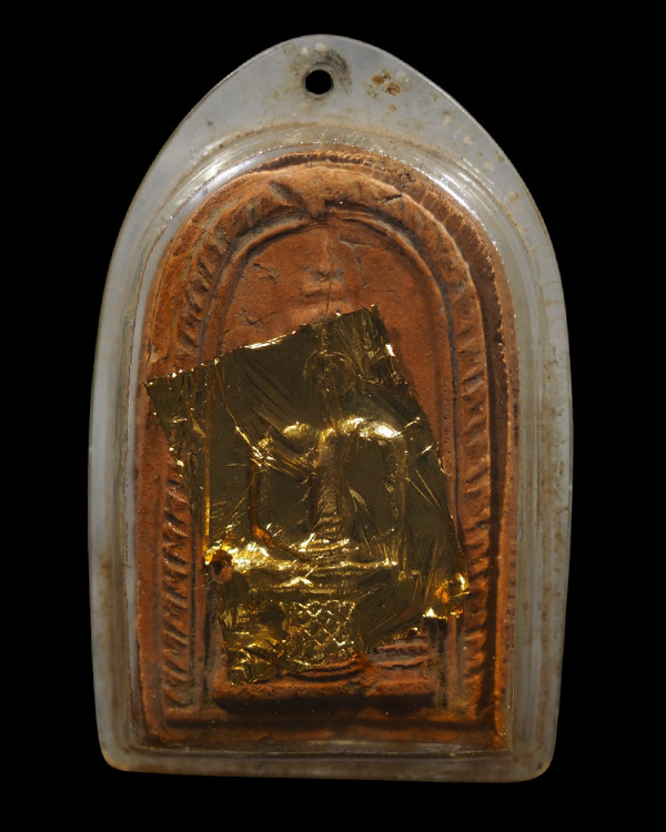 พระเนื้อดินพิมพ์ใหญ่หลวงพ่อเณร ยุคต้น หลวงตาจวน ฐิติโก วัดไก่เตี้ย อ.ศรีประจันต์ สุพรรณบุรี  *** องค - 5