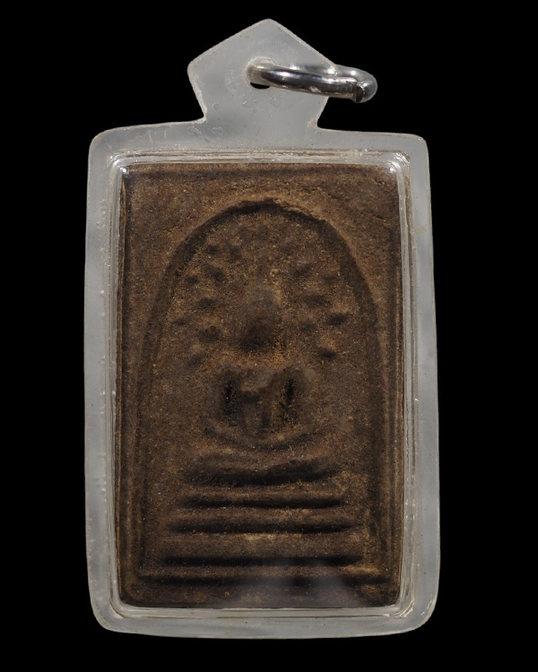 สมเด็จวังเดิม(วัดหงส์รัตนาราม) พิมพ์ปรกโพธิ์ พิมเล็ก เนื้อผงเกสร  กรุเพดานโบสถ์ วัดหงษ์รัตนาราม - 2