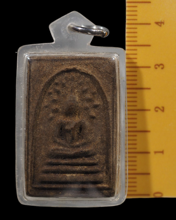 สมเด็จวังเดิม(วัดหงส์รัตนาราม) พิมพ์ปรกโพธิ์ พิมเล็ก เนื้อผงเกสร  กรุเพดานโบสถ์ วัดหงษ์รัตนาราม - 4