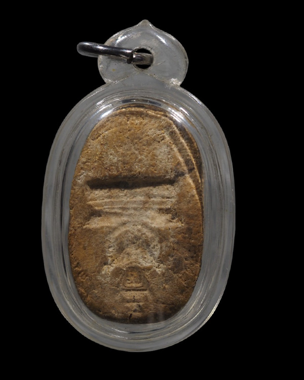 พระสมเด็จพิมพ์ขอบกระดง  (หายากมาก) รุ่นแรก หลวงพ่อบุญเทียม วัดลาดหลุมแก้ว จ.ปทุมธานี ปี 2521 หลังปั๊ - 3