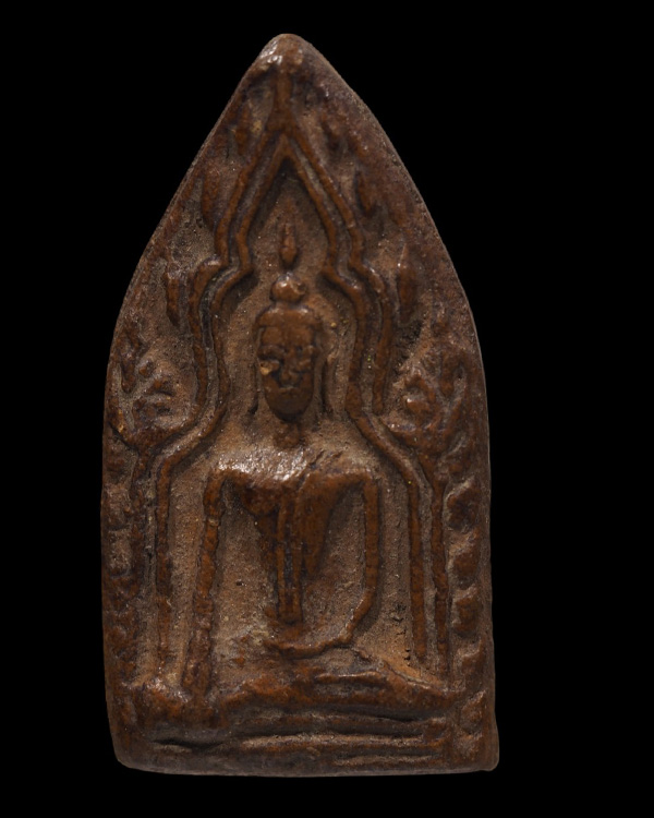 พระขุนแผนเนื้อดิน พิมพ์ใหญ่ พระเก่าสวย ไม่ทราบที่ - 2