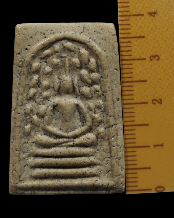 พระสมเด็จพิมพ์เทวดา ปรกโพธิ์ย้อย หลวงปู่นาค วัดระฆังโฆสิตาราม กรุงเทพฯ มวลสารผสมผงเก่า สร้างประมาณยุ - 4