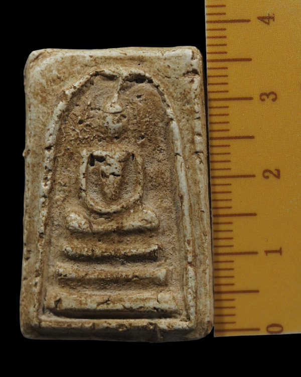 พระสมเด็จพิมพ์ฐาน 3 ชั้น เนื้อผงวัดระฆังล้วน ปลุกเสกพิธีอินโดจีน วัดสุทัศน์ หลวงพ่อสุพจน์ ปี ๒๔๘๔  ห - 4