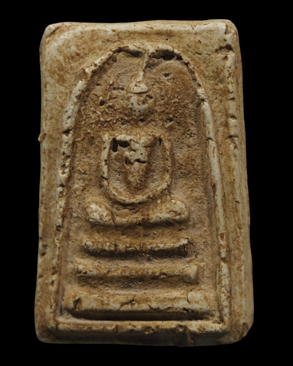 พระสมเด็จพิมพ์ฐาน 3 ชั้น เนื้อผงวัดระฆังล้วน ปลุกเสกพิธีอินโดจีน วัดสุทัศน์ หลวงพ่อสุพจน์ ปี ๒๔๘๔  ห - 5