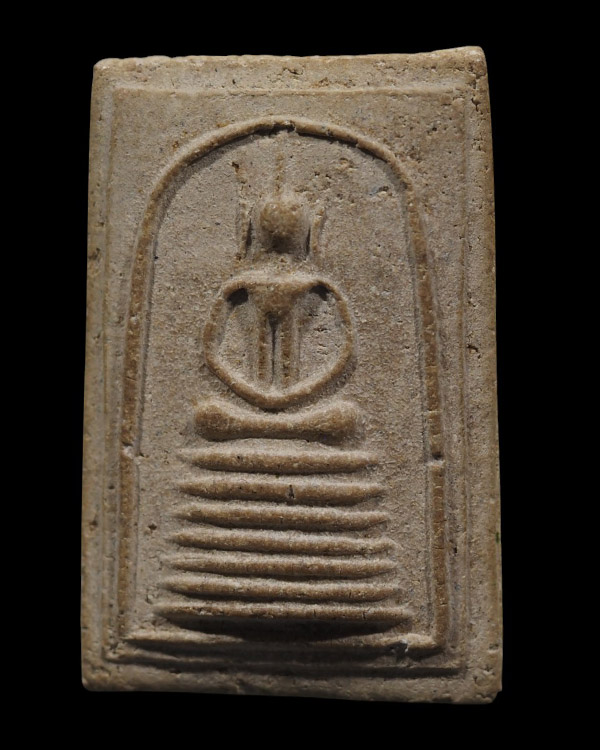 พระสมเด็จพิมพ์วัดเกศไชโยฐาน 7 ชั้น วัดประสาทบุญญาวาส กรุงเทพฯ ปี ๒๕๐๖ มวลสารผสมผงวัดระฆัง และสมเด็จบ - 2