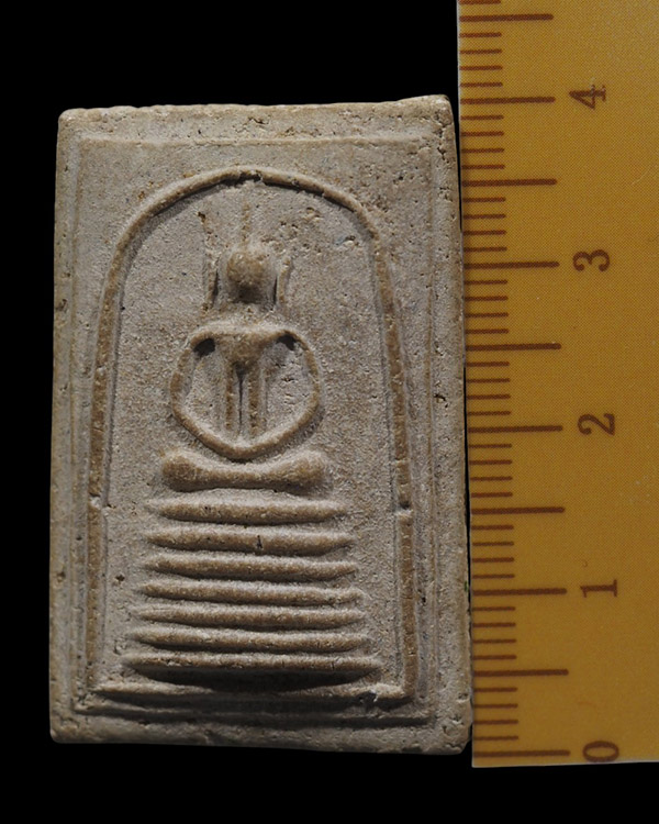 พระสมเด็จพิมพ์วัดเกศไชโยฐาน 7 ชั้น วัดประสาทบุญญาวาส กรุงเทพฯ ปี ๒๕๐๖ มวลสารผสมผงวัดระฆัง และสมเด็จบ - 4