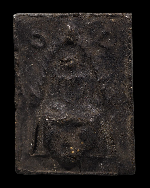 พระสมเด็จเนื้อดิน ยุคต้น พิมพ์นั่งหัวเสือ หลวงพ่อแง วัดเจริญสุขาราม (บางไผ่เตี้ย) ปี ๒๔๘๒ ศิษย์หลวงป - 2