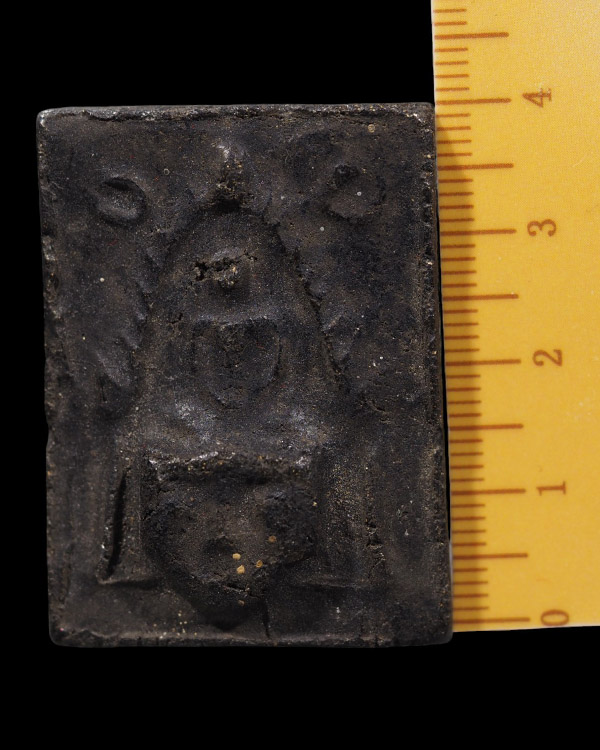 พระสมเด็จเนื้อดิน ยุคต้น พิมพ์นั่งหัวเสือ หลวงพ่อแง วัดเจริญสุขาราม (บางไผ่เตี้ย) ปี ๒๔๘๒ ศิษย์หลวงป - 4