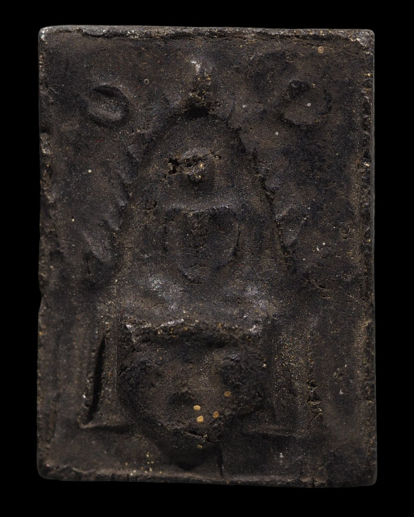 พระสมเด็จเนื้อดิน ยุคต้น พิมพ์นั่งหัวเสือ หลวงพ่อแง วัดเจริญสุขาราม (บางไผ่เตี้ย) ปี ๒๔๘๒ ศิษย์หลวงป - 5