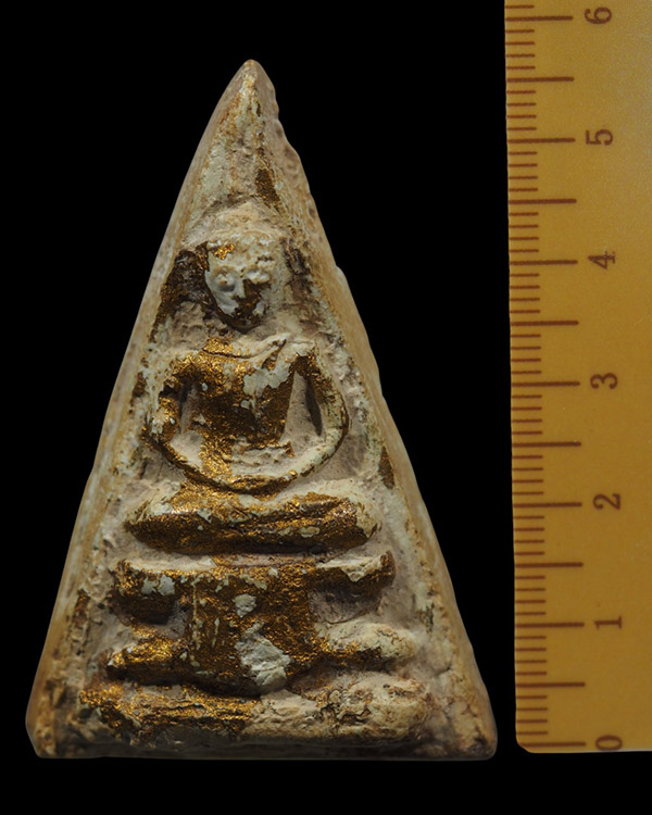 พระสมเด็จพิมพ์สามปลื้ม (พิมพ์หายาก) เนื้อผงวัดระฆังล้วน ปลุกเสกพิธีอินโดจีน วัดสุทัศน์ หลวงพ่อสุพจน์ - 4