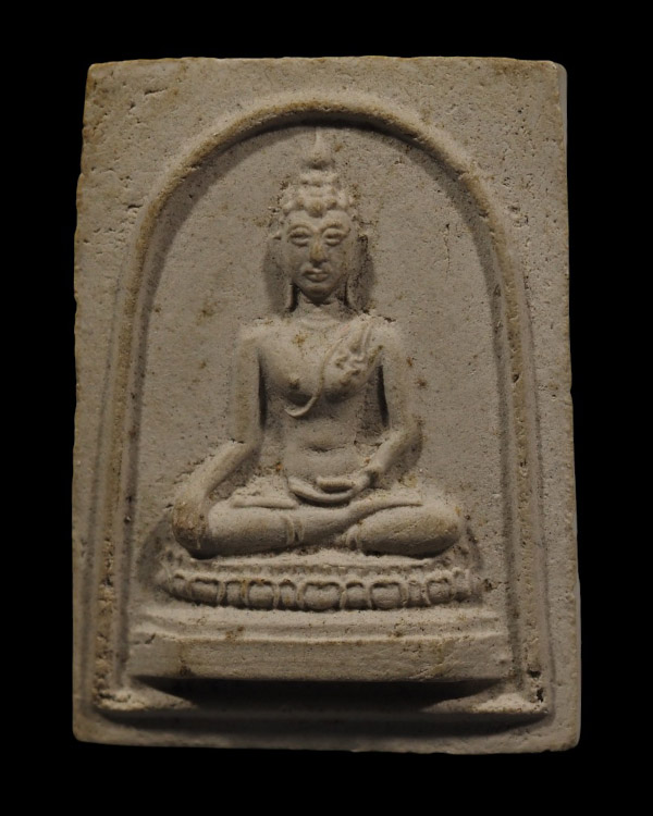 พระสมเด็จพิมพ์เชียงแสน วัดชิโนรสาราม กรุงเทพฯ ปี 2512 หลวงพ่อกวย, หลวงพ่อพรหม,หลวงปู่โต๊ะ ปลุกเสก    - 2