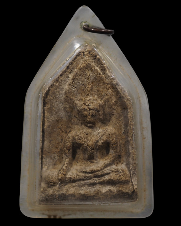 พระพุทธพิมพ์ฐานบัว ห้าเหลี่ยม  เนื้อผง พิมพ์ใหญ่ พระเก่า  องค์นี้เป็นพระเก่ามาก เป็นพระหายาก เมื่อก่ - 5