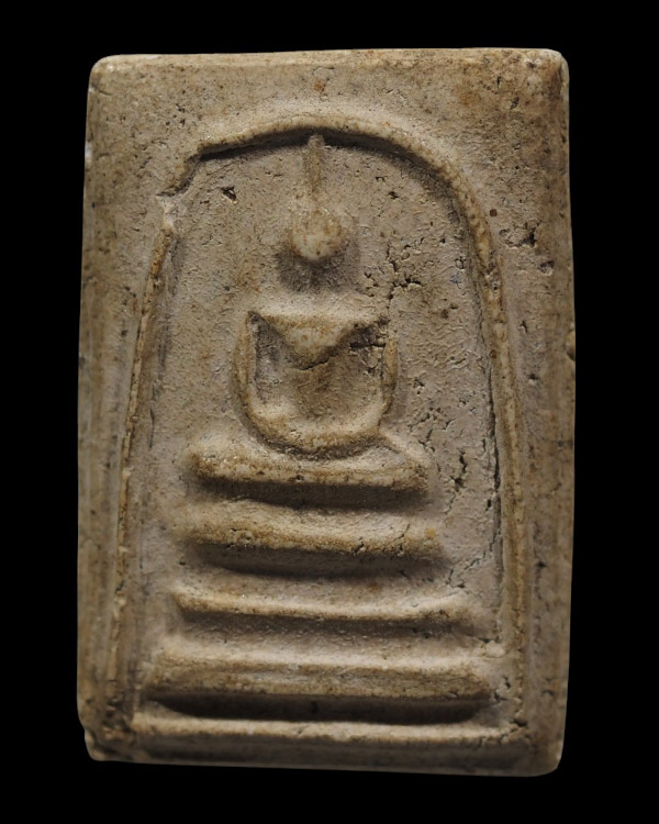 พระผงพิมพ์ฐาน 3 ชั้น วัดประสาทบุญญาวาส กรุงเทพฯ พิธีใหญ่ ปี ๒๕๐๖ มวลสารผสมผงวัดระฆัง และสมเด็จบางขุน - 2