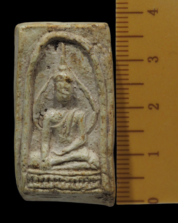 พระสมเด็จพิมพ์พุทโธ(พิมพ์หายาก) เนื้อผงวัดระฆังล้วน ปลุกเสกพิธีอินโดจีน วัดสุทัศน์ หลวงพ่อสุพจน์ ปี  - 4