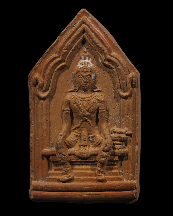 พระร่วงนั่งเมือง เนื้อดิน หลวงพ่อหล่ำ วัดสามัคคีธรรม ลาดพร้าว กรุงเทพฯ สภาพสวย เกจิเก่งอีกท่าน  องค์ - 5