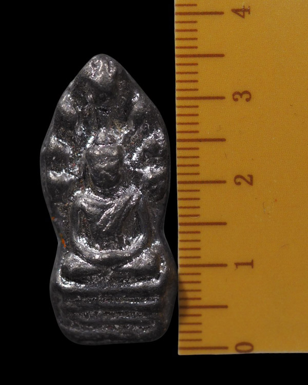 พระหล่อพิมพ์ปรกพิมาย เนื้อตะกั่ว  สร้างยุคหลัง ไม่ทราบที่ - 4