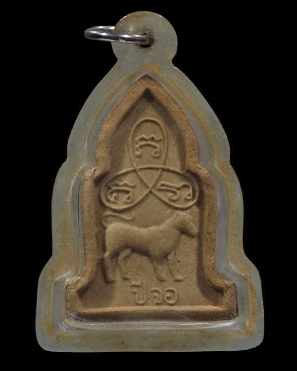 พระสมเด็จพิมพ์หลวงพ่อเพชร (นักษัติรย์ปี จอ) วัดชิโนรสาราม กรุงเทพฯ ปี 2512 สภาพสวย หลวงพ่อกวย หลวงพ่ - 3